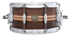 S1-6514W-MI WALNUT SNARE W/ MAPLE INLAY